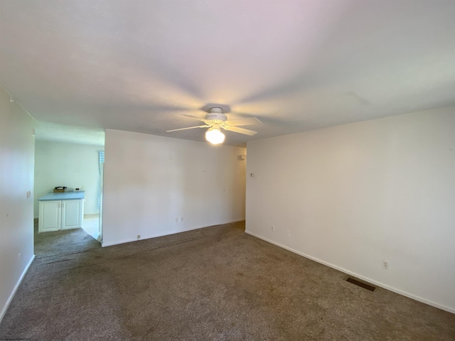 206 Evergreen Dr, Elkins, WV 26241 - carpeted spare room with ceiling fan and baseboards