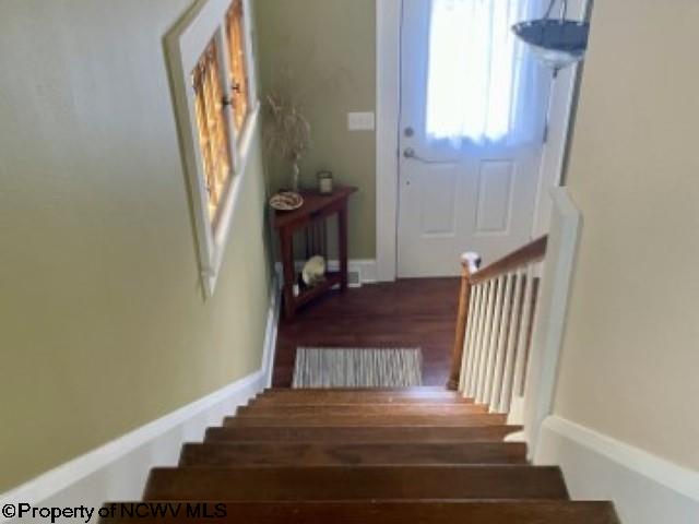 5 Key St, Elkins, WV 26241 - staircase with wood finished floors