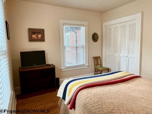 5 Key St, Elkins, WV 26241 - bedroom with wood finished floors and a closet