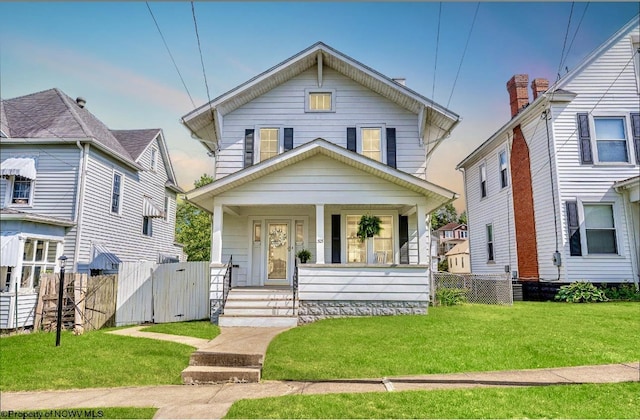303 Saint Clair St, Clarksburg, WV 26301 - traditional style home featuring covered porch and a gate