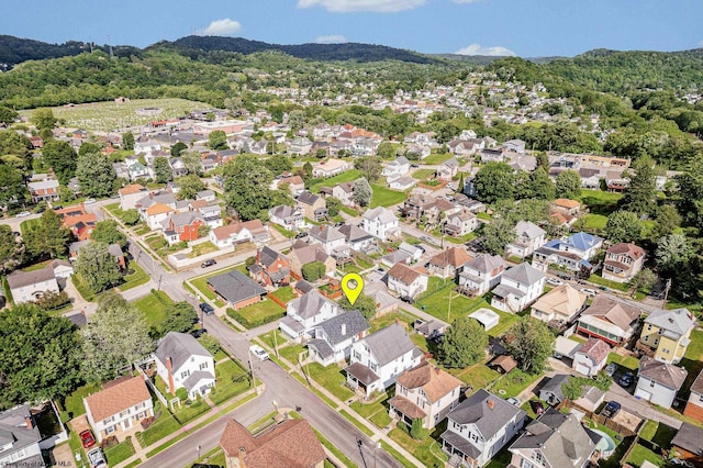 303 Saint Clair St, Clarksburg, WV 26301 - aerial view of property and surrounding area with nearby suburban area