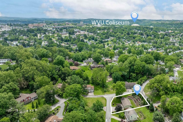 101 Forest Dr, Morgantown, WV 26505 - view of property location with property parcel outlined