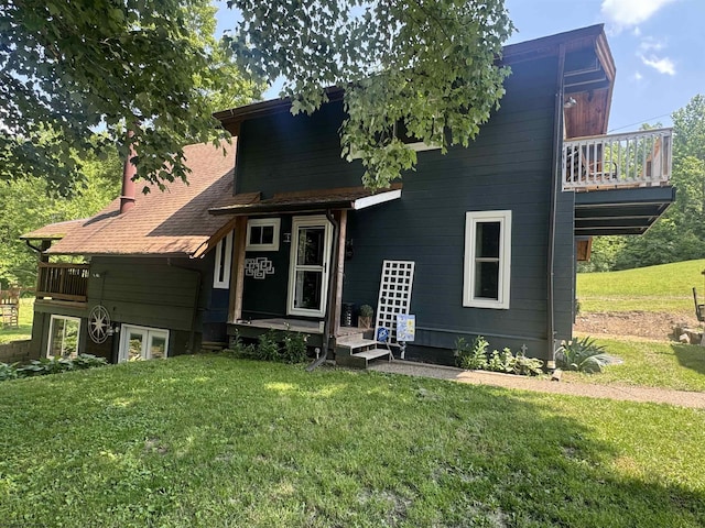1854 Upper Lamberts Run Rd, Clarksburg, WV 26301 - view of front of property featuring a front yard