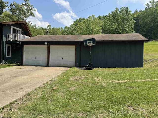 1854 Upper Lamberts Run Rd, Clarksburg, WV 26301 - garage featuring concrete driveway
