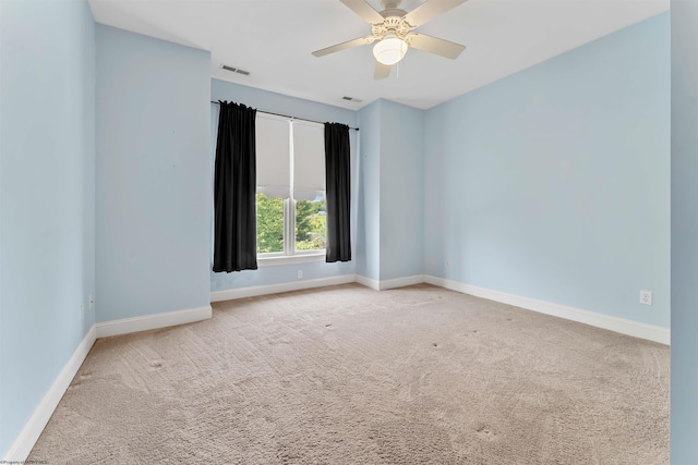 1300 Deer Run, Morgantown, WV 26508 - empty room featuring carpet flooring, baseboards, and ceiling fan