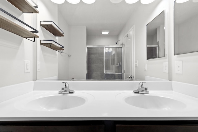 119 Inlet St, Morgantown, WV 26508 - full bathroom featuring a shower stall and double vanity