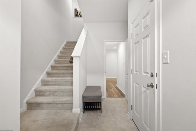 119 Inlet St, Morgantown, WV 26508 - staircase with baseboards