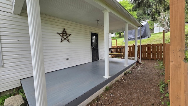 92 N High St, Philippi, WV 26416 - view of porch