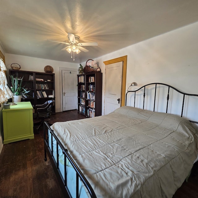 147 E 6th St, Weston, WV 26452 - bedroom with wood finished floors and a ceiling fan