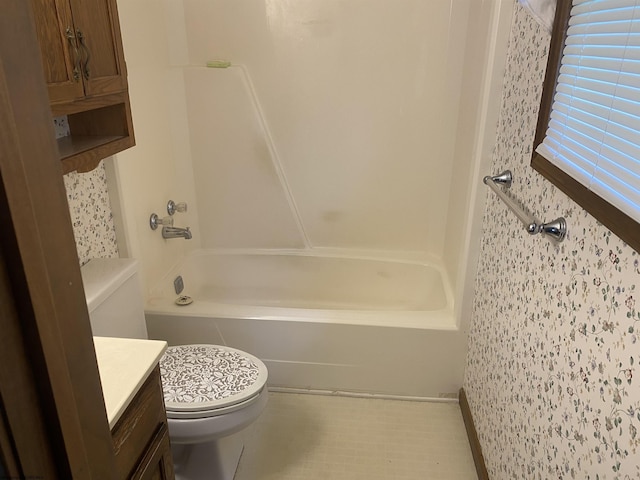 1730 S Davis Ave, Elkins, WV 26241 - full bath featuring toilet, vanity, and shower / bath combination
