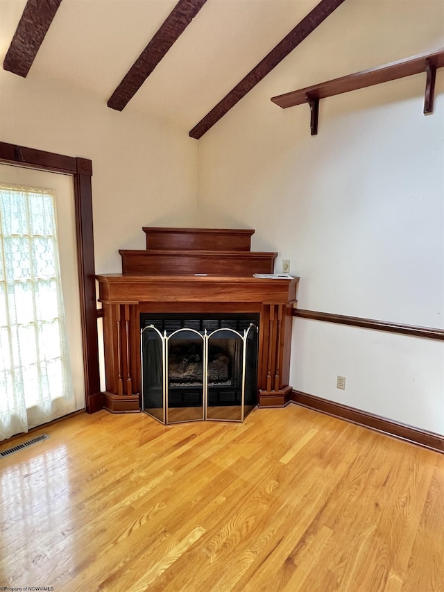 200 Heckle Ln, Elkins, WV 26241 - unfurnished living room featuring light wood-style flooring and a fireplace