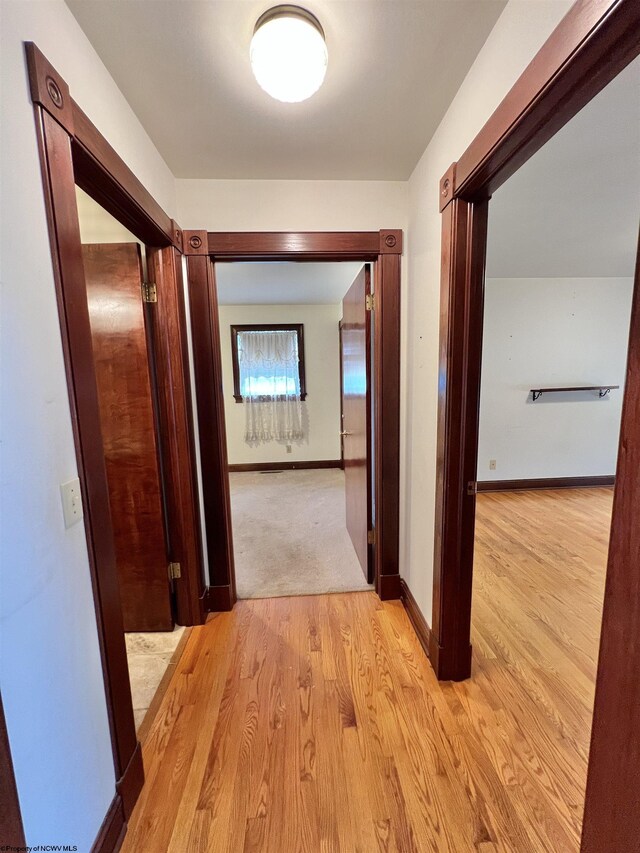 200 Heckle Ln, Elkins, WV 26241 - corridor featuring light wood-type flooring and baseboards