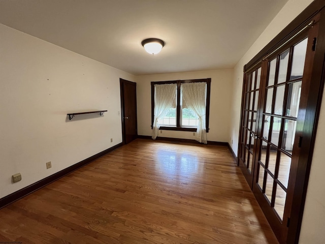 200 Heckle Ln, Elkins, WV 26241 - empty room with dark wood-style flooring and french doors