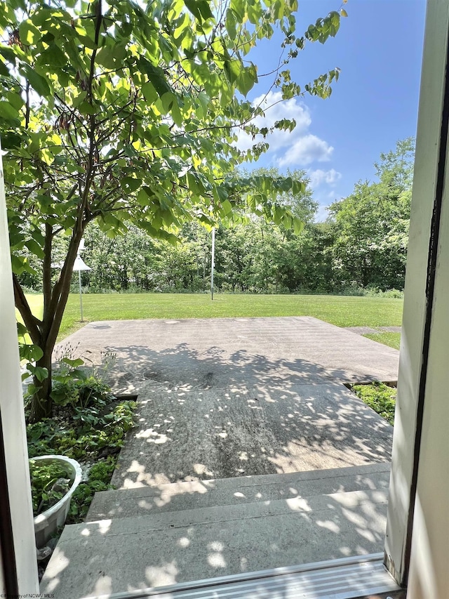 200 Heckle Ln, Elkins, WV 26241 - view of patio / terrace featuring view of wooded area