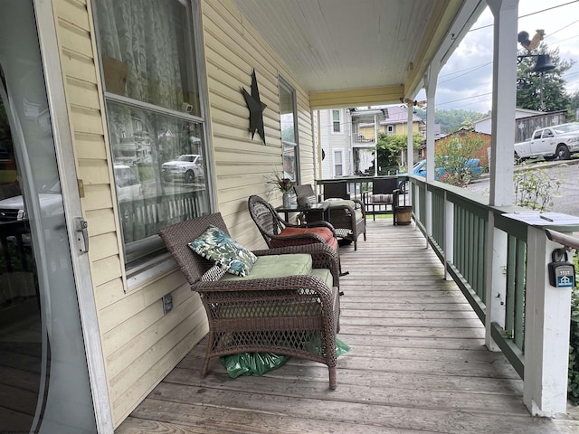 115 Walnut St, Rowlesburg, WV 26425 - view of wooden porch