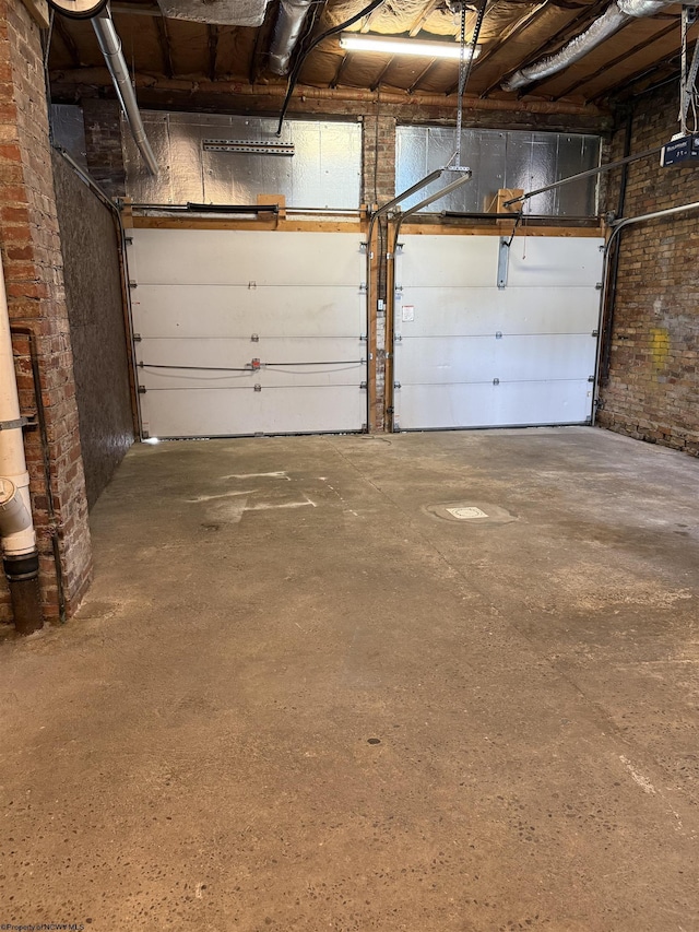 106 W Woodland Ave Unit 2, Clarksburg, WV 26301 - garage featuring a garage door opener
