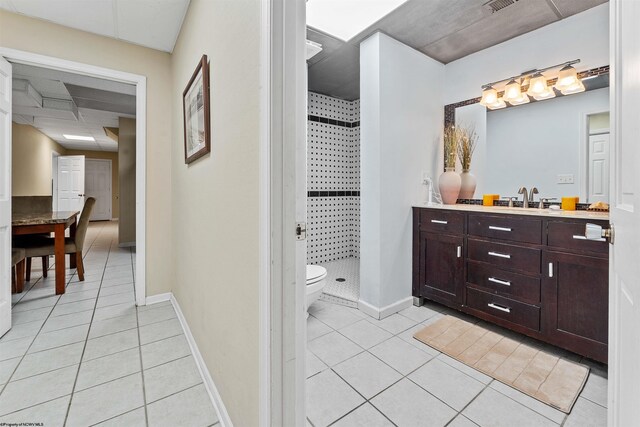 142 Vecchio Ln, Morgantown, WV 26508 - full bath featuring tile patterned floors, a shower stall, and vanity