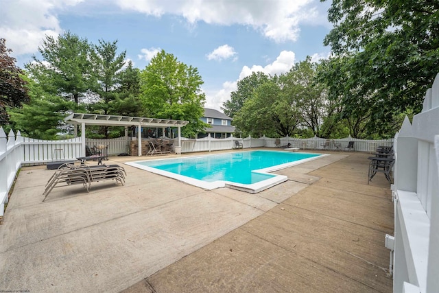 142 Vecchio Ln, Morgantown, WV 26508 - view of pool featuring a patio, a fenced backyard, and a pergola