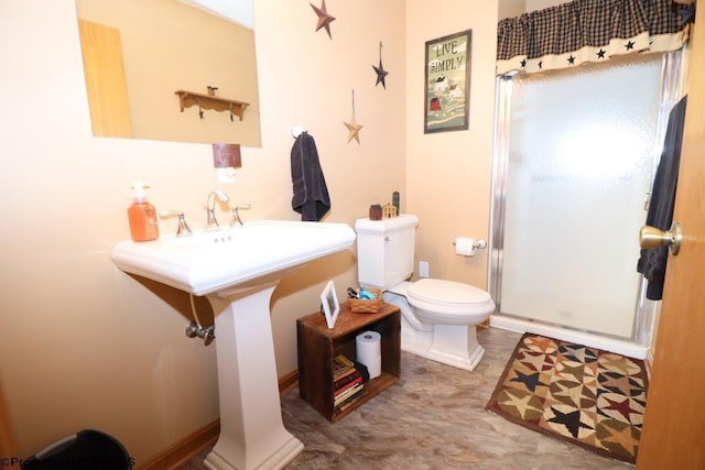 16 Greentree Ln, Elkins, WV 26241 - bathroom featuring toilet and a stall shower