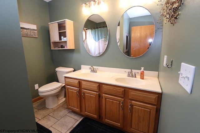 16 Greentree Ln, Elkins, WV 26241 - full bath featuring double vanity and tile patterned floors