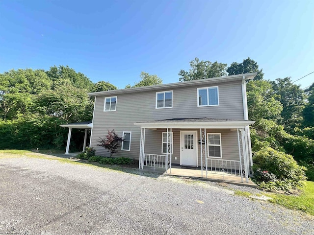 1381 Randall St, Morgantown, WV 26505 - view of front of home with covered porch