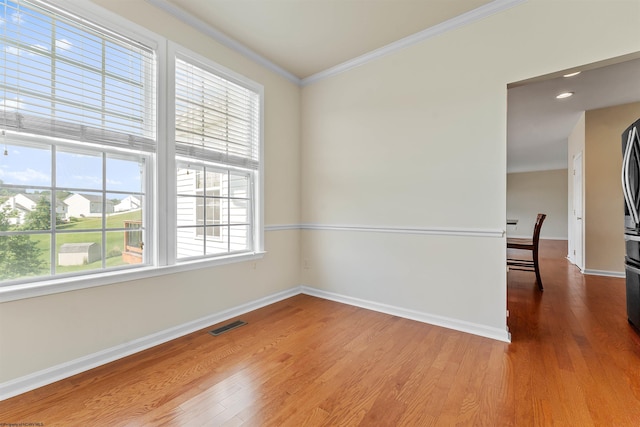 453 Blackberry Ridge Dr, Morgantown, WV 26508 - empty room featuring wood finished floors and crown molding
