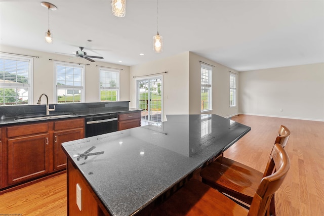 453 Blackberry Ridge Dr, Morgantown, WV 26508 - kitchen featuring open floor plan, dishwasher, and healthy amount of natural light