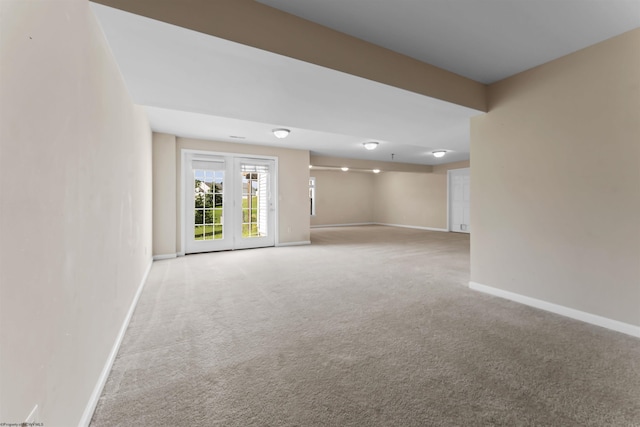 453 Blackberry Ridge Dr, Morgantown, WV 26508 - unfurnished living room featuring carpet flooring
