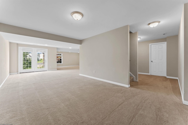 453 Blackberry Ridge Dr, Morgantown, WV 26508 - unfurnished living room with carpet flooring and baseboards