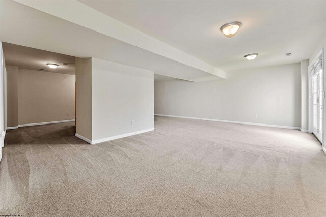 453 Blackberry Ridge Dr, Morgantown, WV 26508 - finished basement with baseboards and carpet flooring