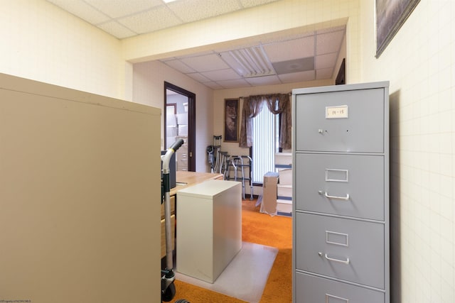 2A Cherry Tree Dr Unit 2, Clarksburg, WV 26301 - kitchen featuring a paneled ceiling