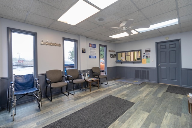 2A Cherry Tree Dr Unit 2, Clarksburg, WV 26301 - common area featuring wainscoting and a paneled ceiling