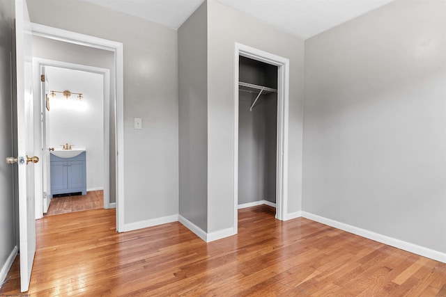 48 Skyline Dr, Morgantown, WV 26508 - unfurnished bedroom with light wood-type flooring and a closet