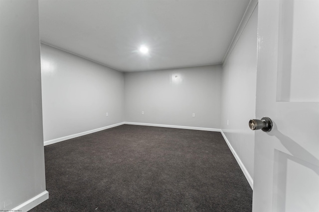 48 Skyline Dr, Morgantown, WV 26508 - spare room with dark carpet and baseboards