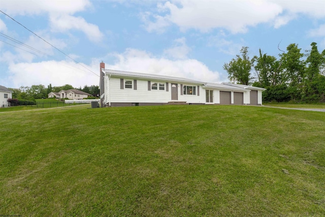 48 Skyline Dr, Morgantown, WV 26508 - view of front of house with a chimney and an attached garage