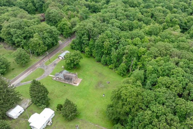 2228 Dinnerbell Five Forks Rd, Farmington, PA 15437 - bird's eye view of a heavily wooded area