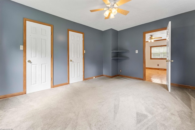 2228 Dinnerbell Five Forks Rd, Farmington, PA 15437 - unfurnished bedroom featuring carpet flooring and ceiling fan