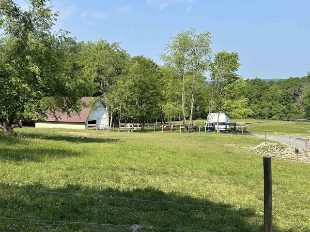 2214 Fairview Rd, Independence, WV 26374 - view of yard featuring an outdoor structure and a barn