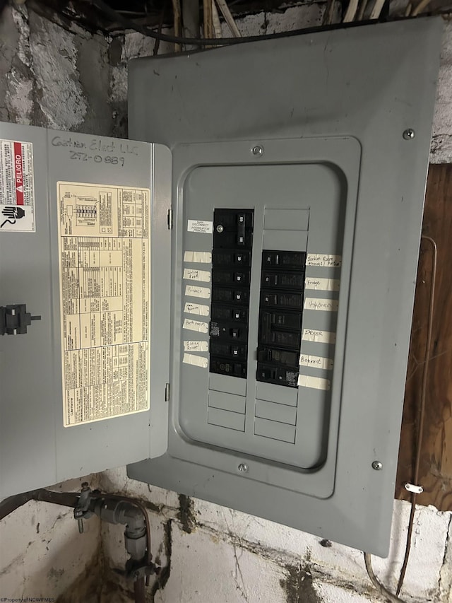 374 Dunkard Ave, Morgantown, WV 26501 - utility room featuring electric panel