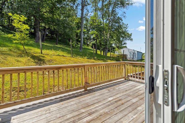 26 Misty Ln, Fairmont, WV 26554 - view of wooden terrace