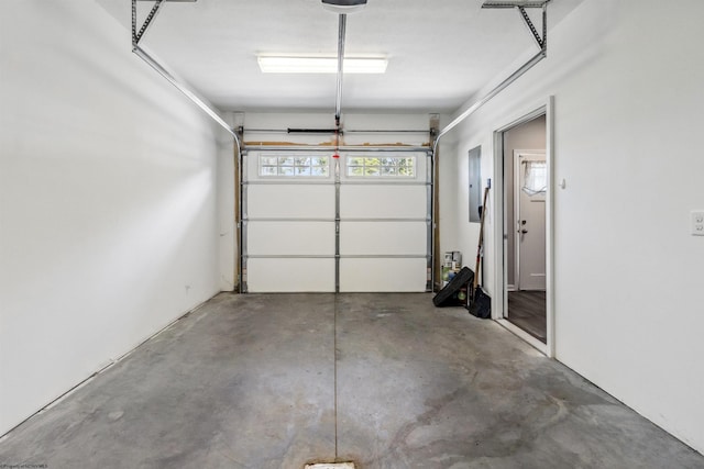 26 Misty Ln, Fairmont, WV 26554 - garage featuring electric panel and a garage door opener