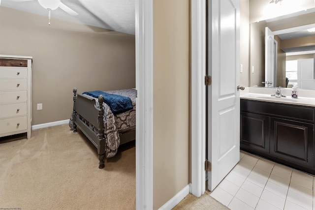 126 Auburn Dr, Morgantown, WV 26501 - bedroom with light carpet and a ceiling fan