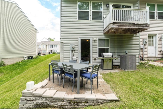 126 Auburn Dr, Morgantown, WV 26501 - patio / terrace with a yard, grilling area, a patio area, and outdoor dining space