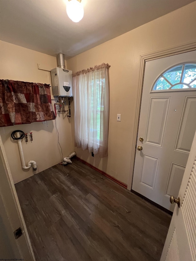 101 Wilson St, Elkins, WV 26241 - laundry area featuring dark wood-style floors