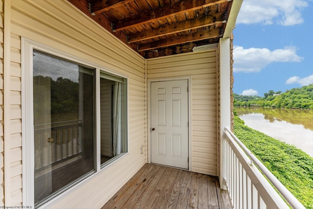 3208 University Commons Dr Unit 2, Star City, WV 26505 - balcony with a water view