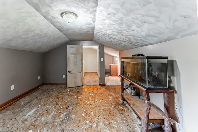 482 Buckeye Rd, Core, WV 26541 - additional living space featuring vaulted ceiling and a textured ceiling