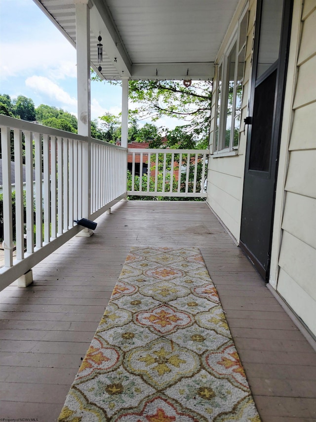 704 S Stewart St, Shinnston, WV 26431 - view of wooden porch