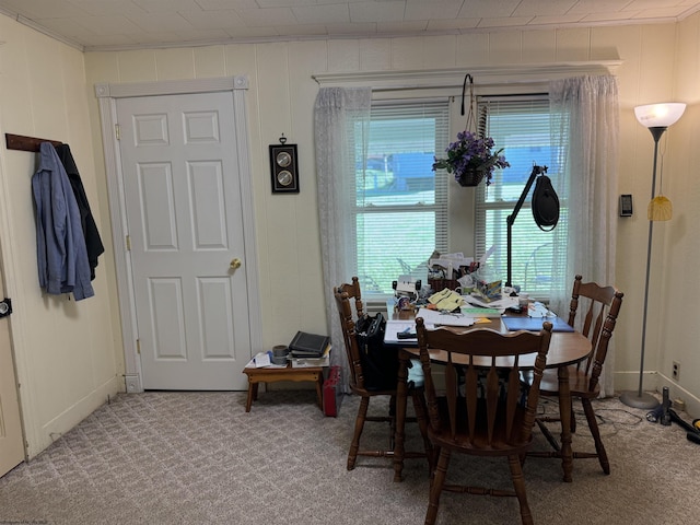 506 Broad St, Weston, WV 26452 - carpeted dining room featuring a decorative wall