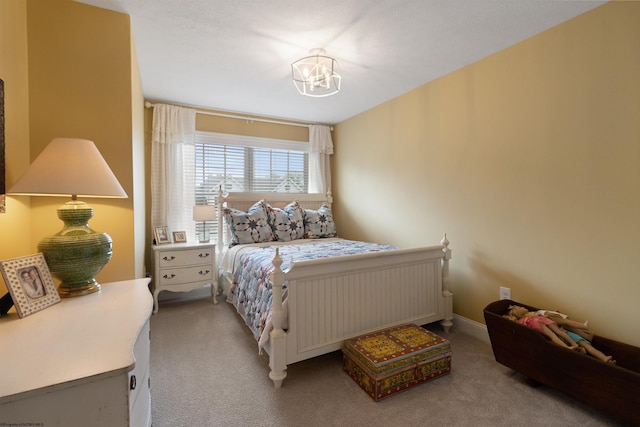 211 Berkshire Cir, Bridgeport, WV 26330 - carpeted bedroom with a chandelier