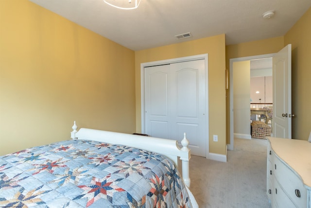 211 Berkshire Cir, Bridgeport, WV 26330 - bedroom with light colored carpet and a closet